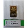 Image 1 : 1 Troy Oz. Gold Ingot, Cannot Authenticate