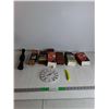 Image 1 : Plastic Scope, 2" Leather Work Belt, (5) Sanding Belts Various Grains, Highlighter, Etc