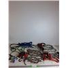 Image 1 : (2) Chains, Various Bunjee Cords, Ratchet Straps (for parts) - PICK UP