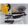 Image 6 : Sanding Sponge, Paint Pails, Brushes, Scraper, Rollers - Cannot Ship