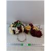 Image 1 : Artificial Flowers, Wedding Tiara