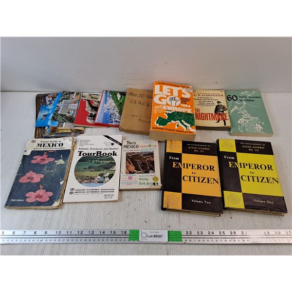Books - Maritimes TourBook, This is Mexico, Let's Go Budget Guide to Europe