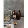 Image 3 : Vintage Beer Bottles, Glass Pitcher, Sink Faucet - New
