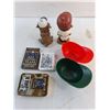 Image 2 : (2) Bobble Heads, Deck of MLB Playing Cards, Misc.
