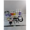Image 1 : Hair Care Lot (Dyes - Partials, Heater - Tested w/Wax, Curling Iron - Tested, Misc.) - Cannot Ship