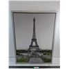Image 1 : Framed "Eiffel Tower" Wall Art - 22.5" x 30.5" - Pickup Only