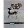 Image 1 : Metal Deer 12" Tall Votive Holder Decor