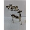 Image 2 : Metal Deer 12" Tall Votive Holder Decor