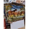Image 2 : Horse Wall Hanging/ Table Cloth/ Christmas Towel/ Misc.