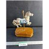 Image 1 : Carousel Horse Wind Up Music Maker 10" High