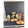 Image 1 : Angel Ornaments/ Coffee Mug And Tea Cups/ 9 5/8" Platters/ Misc.
