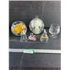 Image 1 : Glass Rosse Bowl/ Glass Santa Bell/ Misc.
