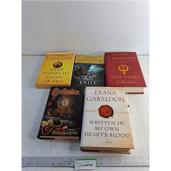 (5) Novels "Outlander Series" -  Diane Gabaldon