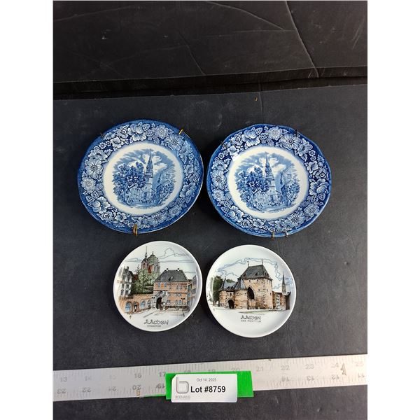 "Liberty Blue" 5 3/4" Plates And "Uhlendhorst" 3 3/4" Plates