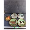 Image 1 : (5) Sm. Plates Assorted - All 7 3/4" - 8 1/4"