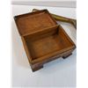 Image 3 : Brass Coal Shovel & Cup, Copper Keepsake Box