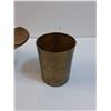 Image 5 : Brass Coal Shovel & Cup, Copper Keepsake Box