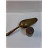 Image 6 : Brass Coal Shovel & Cup, Copper Keepsake Box