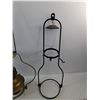 Image 4 : 25" Vintage Hanging Kerosene Lantern, Vintage Lantern Holder - PICK UP