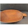 Image 3 : Hand Carved Wooden Dough Bowl