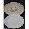 Image 3 : (2) Ceramic Serving Platters 20" x 15"