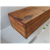 Image 2 : *Wooden Lock Box 28" x 12" x 9", No Key, Cannot Ship