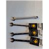 Image 2 : Assorted Tools NIB - Spline Socket Set/ Impact Adapter And U-Joint Set/ 1/4 " Dr. SAE Socket Safe/