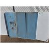 Image 1 : **(3) Pieces of Blue Metal Shelving 48" x 16", Cannot Ship