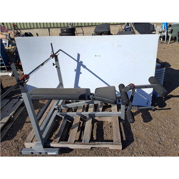 Body Solid Home Gym- As Is 72" x 71" x 46", Cannot Ship