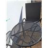 Image 2 : **Patio Set- Table 22.5" Wide x 27" Tall & (2) Wicker Style Chairs- PICK UP ONLY