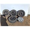 Image 1 : **(4) Cooper Weather Master Mud & Snow Tires 185 65R16 / Rims & Honda Hubcabs- PICK UP ONLY