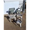 Image 2 : (5) Plastic Chairs Up to 34" Tall, Cannot Ship