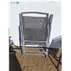 Image 4 : **(4) Adjustable Folding Chairs 38" Tall, Cannot Ship