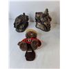 Image 3 : Horse Figurines, RCMP Beaver, Rodeo Bull