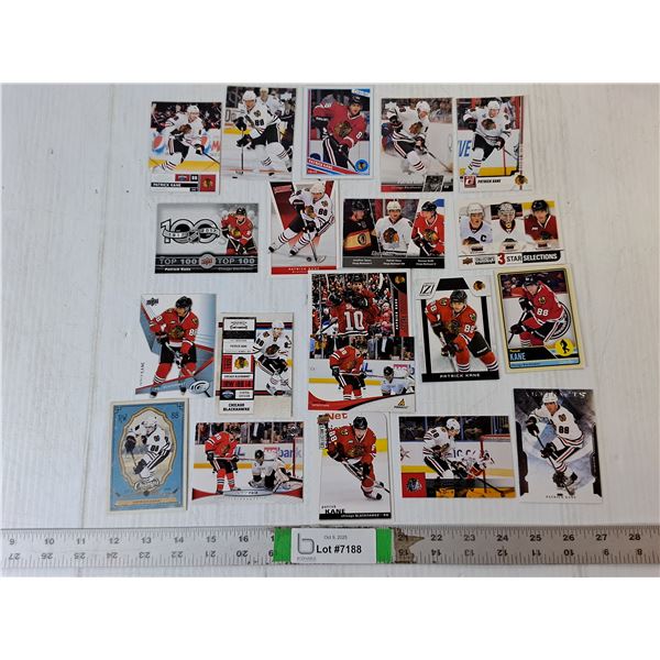 (20) Patrick Kane Hockey Cards-Various Years,Cannot Authenticate