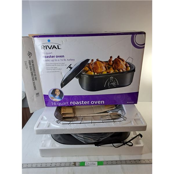 Rival 16 Qt. Roaster Oven, Appears NIB - PICK UP