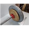 Image 2 : **70 lbs Curling Bar with Plates - Cannot Ship