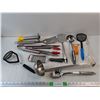 Image 1 : Pasta Spoon, Tongs, Spatulas, Potato Peeler, Masher, Cheese Grater, Misc