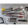 Image 2 : Pasta Spoon, Tongs, Spatulas, Potato Peeler, Masher, Cheese Grater, Misc