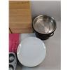 Image 6 : Wooden Cutting Boards, Dining Tray, Cupcake Tray, Dining Plates, Steamer -  PICK UP