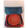 Image 2 : Plastic Serving Trays - Some Damage, As Is, 16" x 12"
