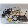 Image 1 : Power Bars, Various Cords, TP Link WiFi Router - As Is