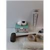 Image 2 : Wifi Smart Camera, Rubber Hammer, Paint Rollers, Packing Tape, Misc