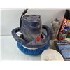 Image 2 : Waxmaster Electric Polisher - Powers On, As Is, Polishing Bonnets, Tire Care Spray, Hand Cleaner
