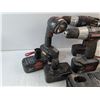 Image 2 : Craftsman Cordless Drills, Batteries, Battery Chargers - Powers On, As Is
