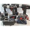 Image 5 : Craftsman Cordless Drills, Batteries, Battery Chargers - Powers On, As Is