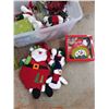 Image 3 : *Various Christmas Ornaments & Decorations, Plastic Tote with Lid 23" x 16" x 12" - CANNOT SHIP