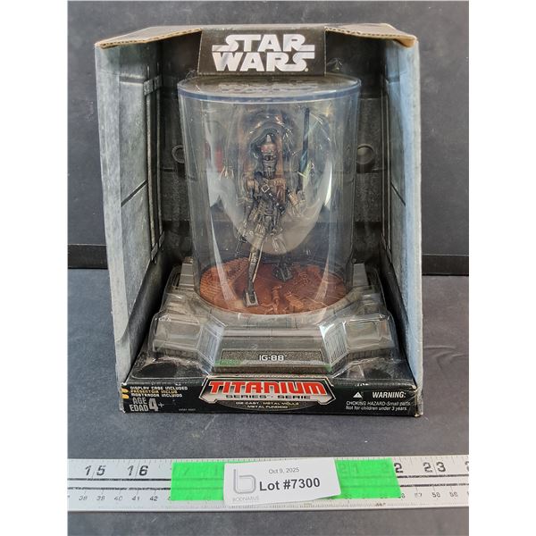 Star Wars Titanium Series IG88 Figure - New, Authenticity Not Guaranteed