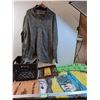 Image 1 : Milk Crate, ,K-Tel Record Holder, Batman Forever Children's Sleeping Bag, Pullover Sweater, Misc