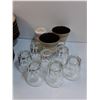 Image 4 : Sango Brand Dishes: (12) Dessert Bowls, (7) Bowls, (9) Mugs & (10) Glasses